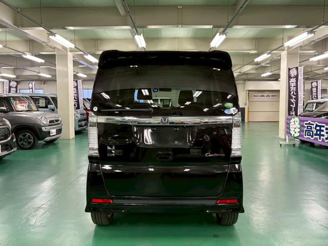 N-BOXカスタム G・ターボAパッケージ 社外ナビ バックモニター 両側パワースライドドア 衝突被害軽減ブレーキ 横滑り防止装置 アイドリングストップ オートエアコン HIDヘッドライト プッシュスタート 純正アルミ ドラレコ ETC付き(9枚目)