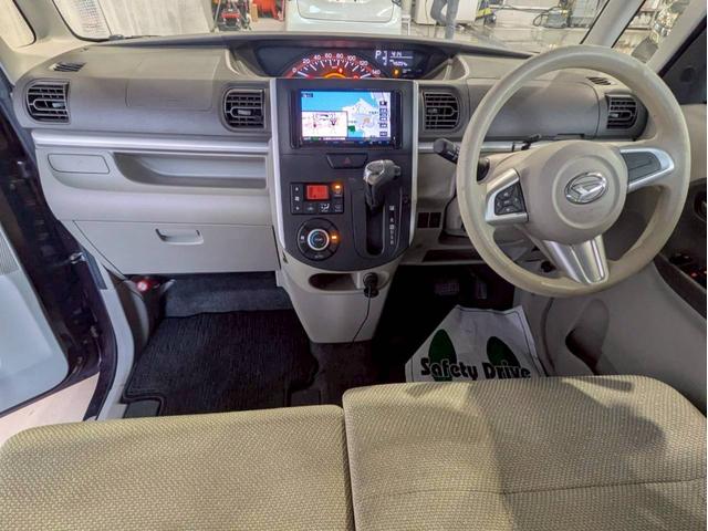 タント Ｘ　ＳＡ　社外ナビ　両側パワースライドドア　アクセル踏み間違い防止装置　横滑り防止装置　エコアイドル　オートエアコン　ベンチシート　ＡＢＳ　プッシュスタート　スマートキー　盗難警報装置　電動格納ミラー（17枚目）