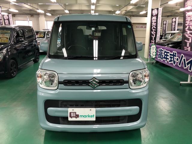 スペーシア ハイブリッドＧ　禁煙車　女性ワンオーナー　当社リースアップ車　ＳＤナビ　ワンセグ　ブルートゥース　衝突軽減ブレーキ　車線逸脱警報装置　横滑り防止装置　プッシュスタート　オートエアコン（8枚目）