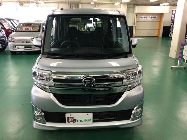 タント カスタムX SA パワースライドドア HID フォグランプ ドラレコ ETC 衝突警報装置 横滑り防止装置 プッシュスタート スマートキー(8枚目)