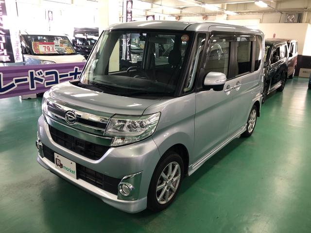 タント カスタムX SA パワースライドドア HID フォグランプ ドラレコ ETC 衝突警報装置 横滑り防止装置 プッシュスタート スマートキー(13枚目)