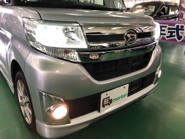 タント カスタムX SA パワースライドドア HID フォグランプ ドラレコ ETC 衝突警報装置 横滑り防止装置 プッシュスタート スマートキー(25枚目)