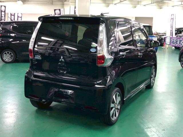 eKカスタム T ターボ車 純正フルセグSDナビ バックカメラ オートエアコン ベンチシート ABS HIDヘッドライト プッシュスタート スマートキー オートリトラミラー 純正アルミ(13枚目)