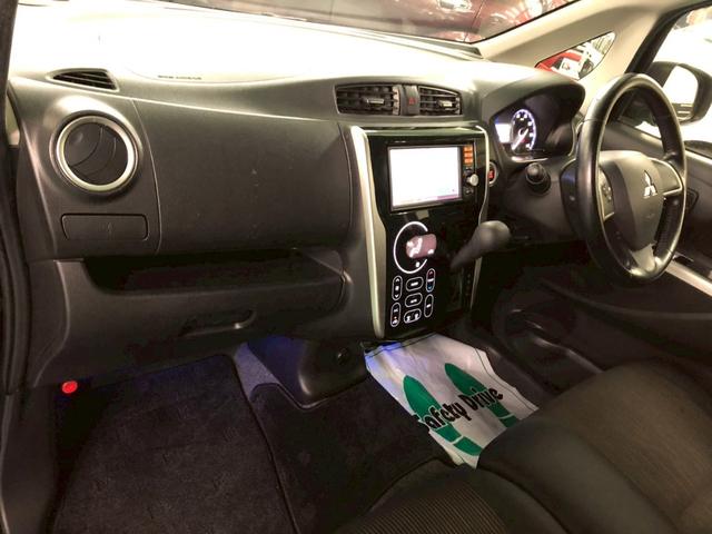 eKカスタム T ターボ車 純正フルセグSDナビ バックカメラ オートエアコン ベンチシート ABS HIDヘッドライト プッシュスタート スマートキー オートリトラミラー 純正アルミ(16枚目)