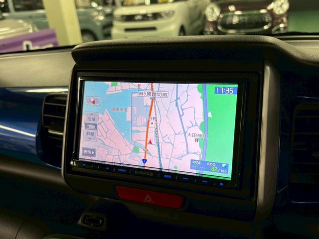 N-BOX+ G・Lパッケージ スローパー付き 社外ナビ バックカメラ 助手席側パワースライドドア 横滑り防止装置 アイドリングストップ オートエアコン ABS プッシュスタート スマートキー 盗難警報装置 ドラレコ ETC付き(20枚目)