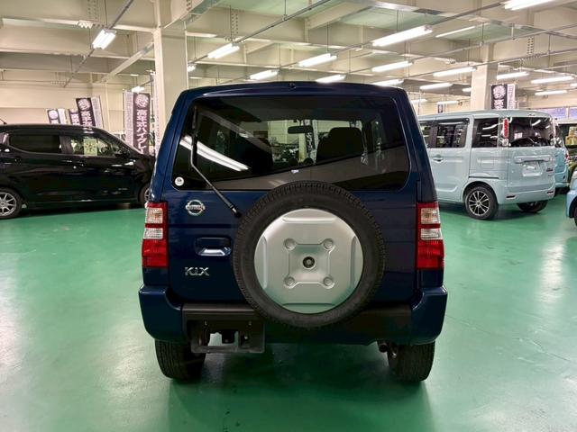 キックス RX 4WD ターボ車 社外SDナビ フロア4速AT エアコン パワステ パワーウィンドウ Wエアバッグ ABS キーレスエントリー 純正アルミ ETC付き(16枚目)