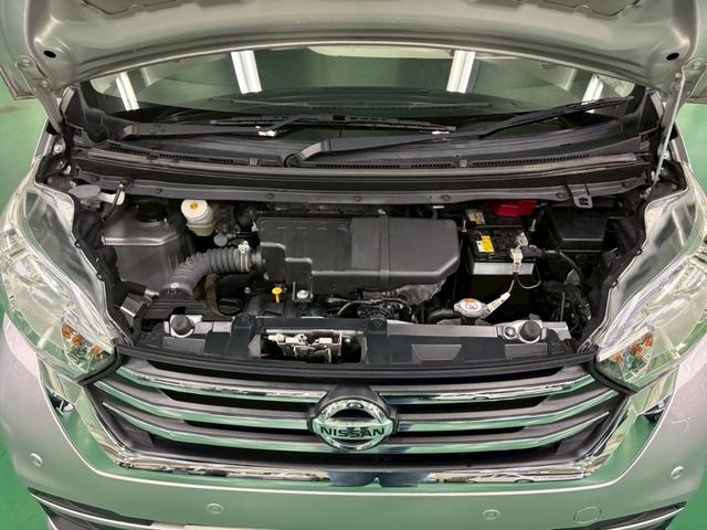 デイズルークス X 後期モデル アラウンドビューモニター 助手席側パワースライドドア エマージェンシーブレーキ 横滑り防止装置 アイドリングストップ オートエアコン ABS プッシュスタート オートリトラミラー(36枚目)