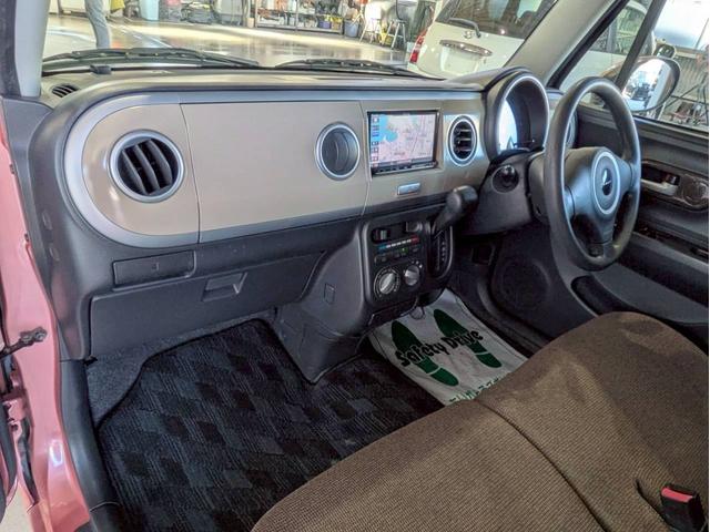 アルトラパン G ユーザー下取り車 社外フルセグSDナビ Bluetooth CVT ベンチシート ABS プッシュスタート スマートキー 盗難警報装置 エアコン パワステ パワーウィンドウ Wエアバッグ(17枚目)