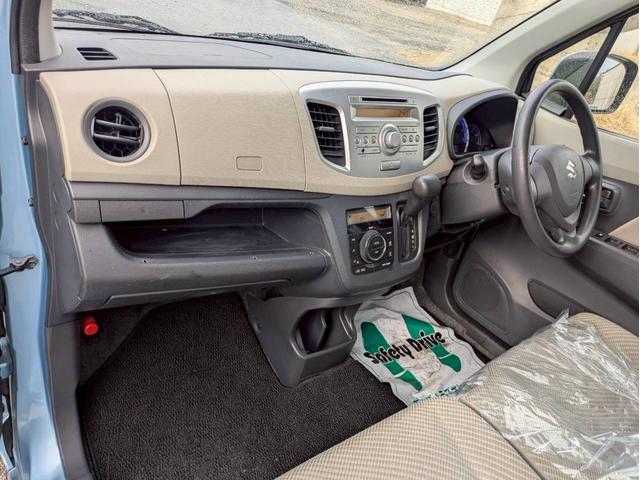 ワゴンR FX CVT アイドリングストップ オートエアコン 純正CDオーディオ ベンチシート ABS キーレスエントリー 盗難警報装置 電動格納ミラー(17枚目)