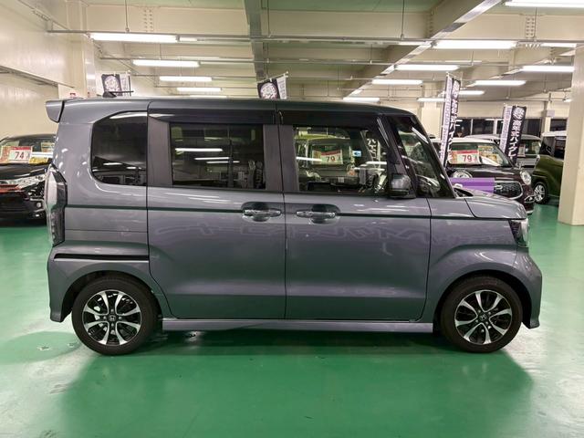 N-BOXカスタム G・Lホンダセンシング 当社リースアップ車両 ワンオーナー 社外ナビ 助手席側パワースライドドア クルーズコントロール 衝突被害軽減ブレーキ 車線逸脱警報装置 横滑り防止装置 LEDヘッドライト プッシュスタート ETC付き(9枚目)