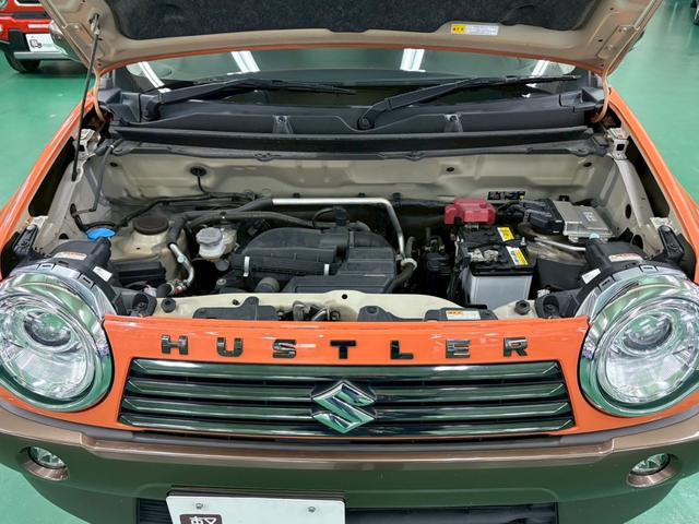 ハスラー ワンダラー　特別仕様車　純正ＳＤナビ　デュアルカメラブレーキサポート　アイドリングストップ　オートエアコン　Ｄ席シートヒーター　ＡＢＳ　ＨＩＤヘッドライト　Ｐスタート　スマートキー　盗難警報装置　ルーフレール（32枚目）