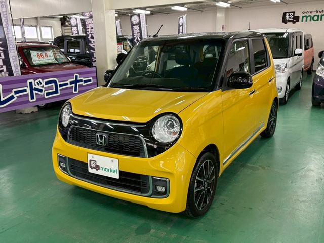 Ｎ－ＯＮＥ プレミアム　ツアラー・ローダウン　２トーンカラースタイル　あんしんパッケージ　ターボ車　純正ナビ　バックカメラ　衝突被害軽減ブレーキ　横滑り防止装置　オートエアコン　ＨＩＤ　プッシュスタート　純正アルミ　ドラレコ　ＥＴＣ付き（13枚目）
