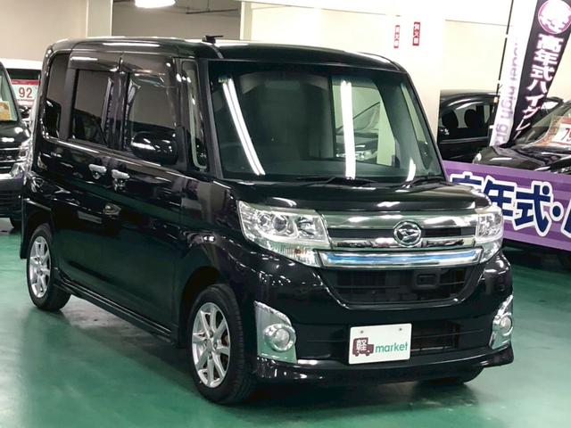 タント カスタムＸ　トップエディションＳＡ　ユーザー下取り車　純正ナビ　バックモニター　助手席側パワースライドドア　アクセル踏み間違い防止装置　横滑り防止装置　エコアイドル　オートエアコン　ＬＥＤヘッドライト　プッシュスタート　純正アルミ（12枚目）