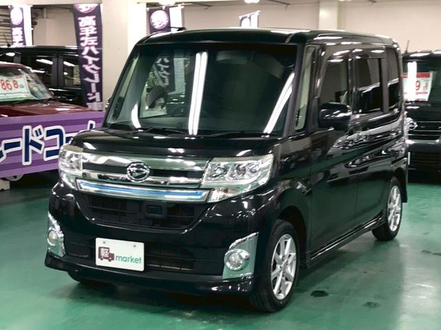 タント カスタムＸ　トップエディションＳＡ　ユーザー下取り車　純正ナビ　バックモニター　助手席側パワースライドドア　アクセル踏み間違い防止装置　横滑り防止装置　エコアイドル　オートエアコン　ＬＥＤヘッドライト　プッシュスタート　純正アルミ（13枚目）