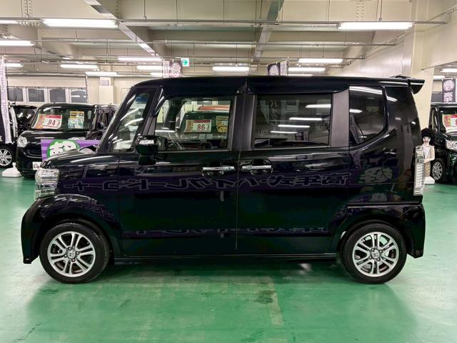 N-BOXカスタム G・Lパッケージ 純正ナビ バックモニター 両側パワースライドドア 横滑り防止装置 アイドリングストップ オートエアコン ABS HIDヘッドライト プッシュスタート スマートキー 盗難警報装置 純正アルミ ETC付き(11枚目)