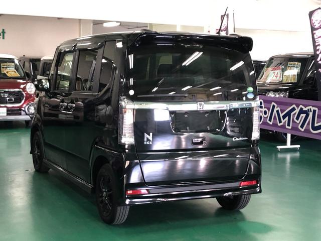 Ｎ－ＢＯＸカスタム Ｇ　ＳＳブラックスタイルパッケージ　初代後期モデル　当社メンテナンス車両　社外ＳＤナビ　バックモニター　助手席側パワースライドドア　横滑り防止装置　アイドリングストップ　オートエアコン　シートヒーター　ＨＩＤ　プッシュスタート　ＥＴＣ（14枚目）