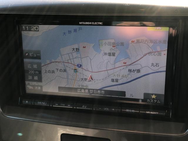 スペーシアカスタムＺ ベースグレード　当社メンテナンス車両　社外ナビ　助手席側電動スライドドア　アイドリングストップ　オートエアコン　Ｄ席シートヒーター　ＨＩＤヘッドライト　プッシュスタート　スマートキー　盗難防止装置　純正アルミ（19枚目）