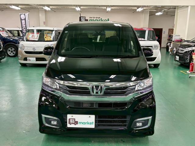 Ｎ－ＷＧＮカスタム Ｇ　ＳＳパッケージ　後期モデル　純正ナビ　バックカメラ　ハーフレザーシート　衝突被害軽減ブレーキ　横滑り防止装置　アイドリングストップ　オートエアコン　ＨＩＤヘッドライト　プッシュスタート　純正アルミ　ＥＴＣ付き（8枚目）