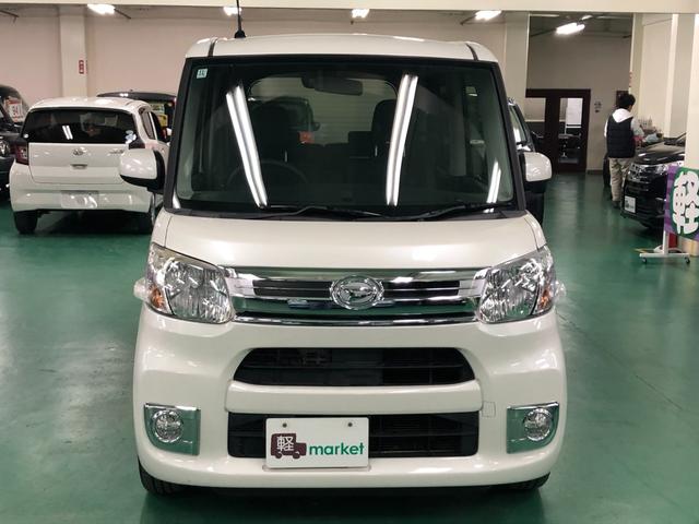 タント Ｘターボ　ユーザー下取り車　社外ナビ　バックモニター　助手席側パワースライドドア　エコアイドル　オートエアコン　ＡＢＳ　プッシュスタート　スマートキー　盗難警報装置　電動格納ミラー　ＥＴＣ付き（8枚目）