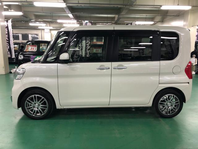 タント Ｘターボ　ユーザー下取り車　社外ナビ　バックモニター　助手席側パワースライドドア　エコアイドル　オートエアコン　ＡＢＳ　プッシュスタート　スマートキー　盗難警報装置　電動格納ミラー　ＥＴＣ付き（11枚目）