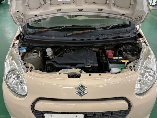 アルト Ｆ　ユーザー下取り車　フロア４速ＡＴ　純正ＣＤオーディオ　キーレスエントリー　盗難警報装置　エアコン　パワステ　パワーウィンドウ　Ｗエアバッグ　ＥＴＣ付き（32枚目）