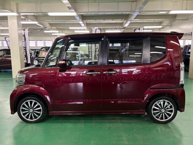 Ｎ－ＢＯＸカスタム Ｇ・ターボパッケージ　純正ナビ　バックカメラ　両側パワースライドドア　クルーズコントロール　横滑り防止装置　オートエアコン　ＨＩＤヘッドライト　プッシュスタート　スマートキー　盗難警報装置　　純正アルミ　ＥＴＣ付き（11枚目）