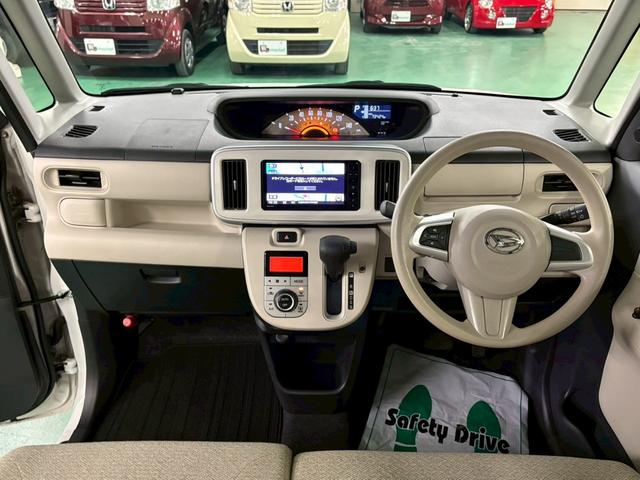 ムーヴキャンバス Ｘ　ＳＡＩＩ　純正ナビ　バックモニター　両側スライドドア　衝突被害軽減ブレーキ　車線逸脱警報装置　横滑り防止装置　アイドリングストップ　オートエアコン　プッシュスタート　スマートキー　盗難警報装置　ナビ連動ドラレコ（17枚目）