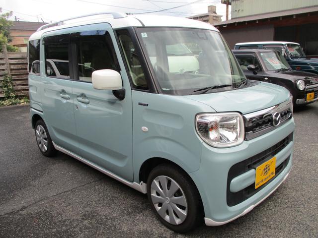 フレアワゴン ハイブリッドXS プッシュスタートエンジン/スマートキー/バックカメラ/ETC/ベンチシート/オートライト/電動格納ドアミラー/シートヒーター/アイドリングストップ/DVD再生/ナビ/TV/フロアマット/ドアバイザー(5枚目)