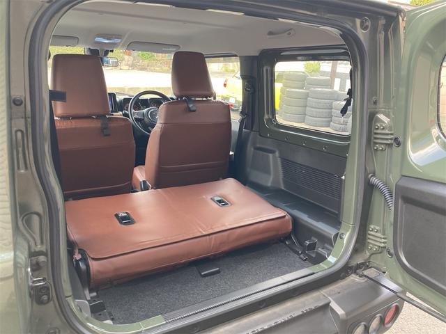 ジムニー ＸＧ　衝突被害軽減システム　ＥＴＣ　車線逸脱警報　エアコン　オートライト　Ｂｌｕｅｔｏｏｔｈ　８型ナビ　ＴＶワンセグ　皮調シートカバー　ＸＣ用アルミホイール　ドライブレコーダー　ヘッドライトカバー（30枚目）