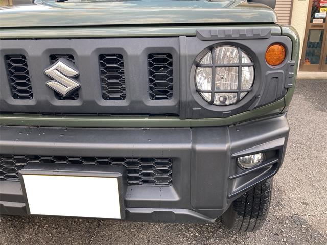 ジムニー ＸＧ　衝突被害軽減システム　ＥＴＣ　車線逸脱警報　エアコン　オートライト　Ｂｌｕｅｔｏｏｔｈ　８型ナビ　ＴＶワンセグ　皮調シートカバー　ＸＣ用アルミホイール　ドライブレコーダー　ヘッドライトカバー（33枚目）