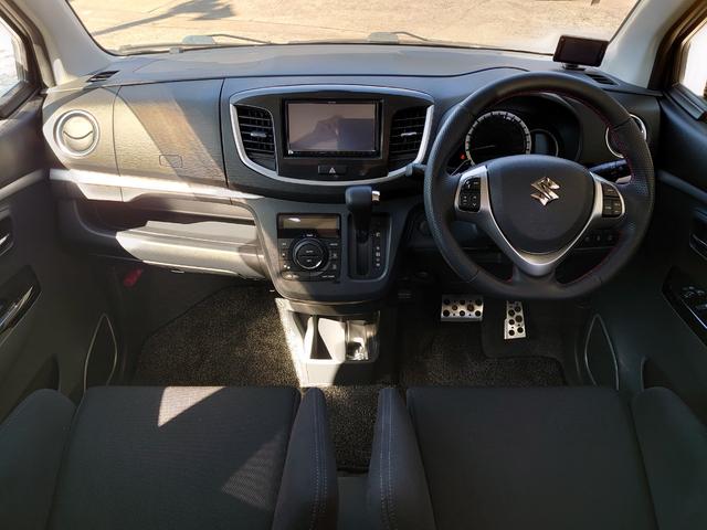 ワゴンＲスティングレー Ｔ　ターボ　レカロシート　ＨＩＤヘッドライト　ＲＡＹＳ製１６インチアルミ　ＴＥＩＮ製車高調　社外マフラー　ナビ・フルセグＴＶ　バックモニター　ＥＴＣ　クルーズコントロール　シートヒーター（21枚目）