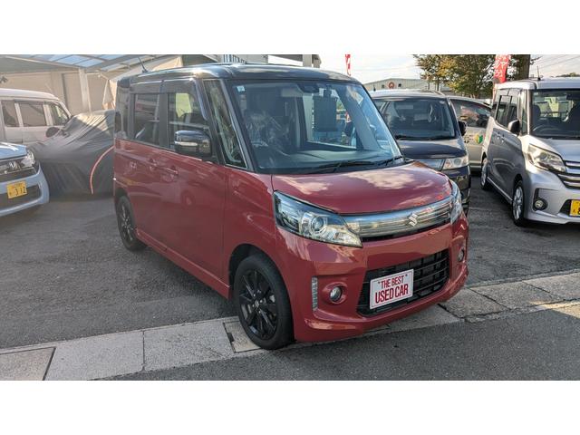 スペーシアカスタム XSリミテッド ドライブレコーダー ETC バックカメラ 両側電動スライドドア ナビ TV 衝突被害軽減システム オートライト HID スマートキー アイドリングストップ 電動格納ミラー シートヒーター ベンチシート(13枚目)