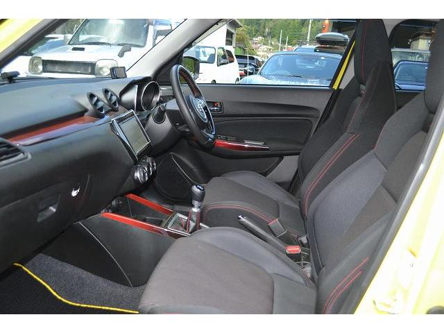 スイフトスポーツ ベースグレード ETC クリアランスソナー オートクルーズコントロール レーンアシスト 衝突被害軽減システム アルミホイール LEDヘッドランプ スマートキー シートヒーター MT 盗難防止システム 衝突安全ボディ(7枚目)