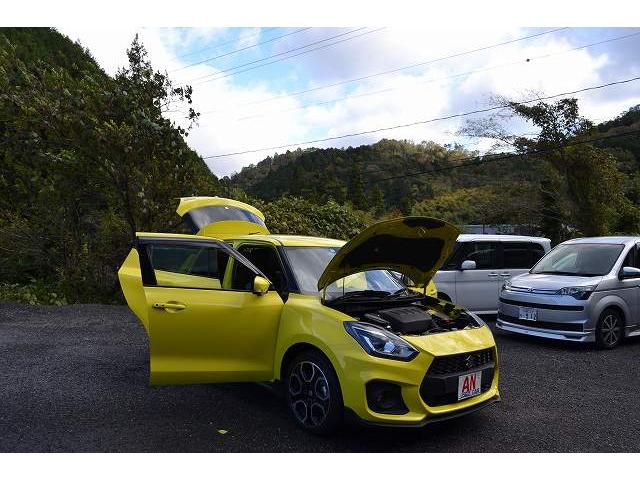 スイフトスポーツ ベースグレード ETC クリアランスソナー オートクルーズコントロール レーンアシスト 衝突被害軽減システム アルミホイール LEDヘッドランプ スマートキー シートヒーター MT 盗難防止システム 衝突安全ボディ(19枚目)