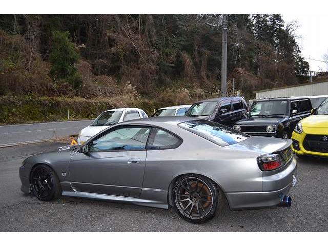シルビア スペックＳ　ターボエンジン換装　ＭＴ公認済　改造車　パワーＦＣ　アルミホイール　衝突安全ボディ　ＡＢＳ　エアコン　パワーステアリング　パワーウィンドウ（9枚目）