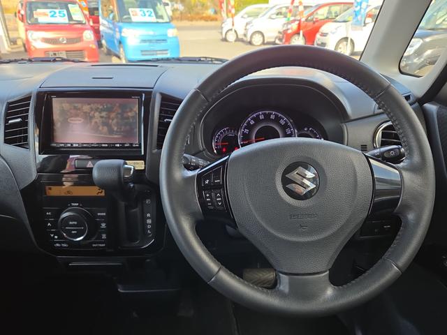 パレットSW リミテッド バックカメラ 両側スライド・片側電動 ナビ TV オートライト HID スマートキー 電動格納ミラー ベンチシート CVT 盗難防止システム ABS CD DVD再生 USB アルミホイール(4枚目)