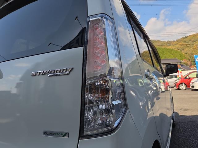ワゴンＲスティングレー Ｘ　ナビ　Ｂｌｕｅｔｏｏｔｈ　ＴＶ　ＥＴＣ　ローダウン　オートライト　ＨＩＤ　スマートキー　アイドリングストップ　電動格納ミラー　ベンチシート　　盗難防止システム　ＡＢＳ　ＣＤ　ＤＶＤ再生　ＵＳＢ（35枚目）
