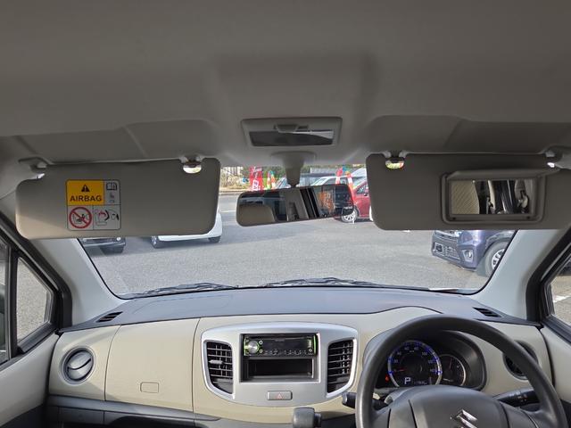 ワゴンＲ ＦＸ　アイドリングストップ　電動格納ミラー　ベンチシート　ＣＶＴ　盗難防止システム　ＡＢＳ　ＣＤ　アルミホイール　衝突安全ボディ　エアコン　パワーステアリング　パワーウィンドウ　運転席エアバッグ（11枚目）