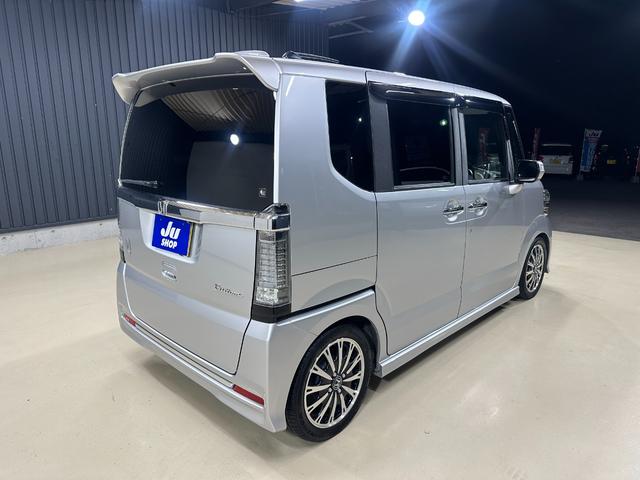 N-BOXカスタム G・ターボLパッケージ 1年保証 走行無制限 ミラー型ドライブレコーダー前後 メモリーナビ バックモニター ワンセグTV 両側パワースライドドア ハーフレザーシート パドルシフト クルコン HID ETC 純正アルミホイール(27枚目)