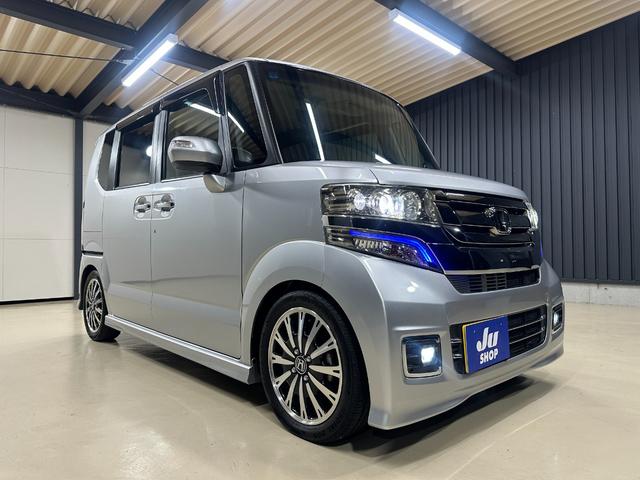 N-BOXカスタム G・ターボLパッケージ 1年保証 走行無制限 ミラー型ドライブレコーダー前後 メモリーナビ バックモニター ワンセグTV 両側パワースライドドア ハーフレザーシート パドルシフト クルコン HID ETC 純正アルミホイール(32枚目)