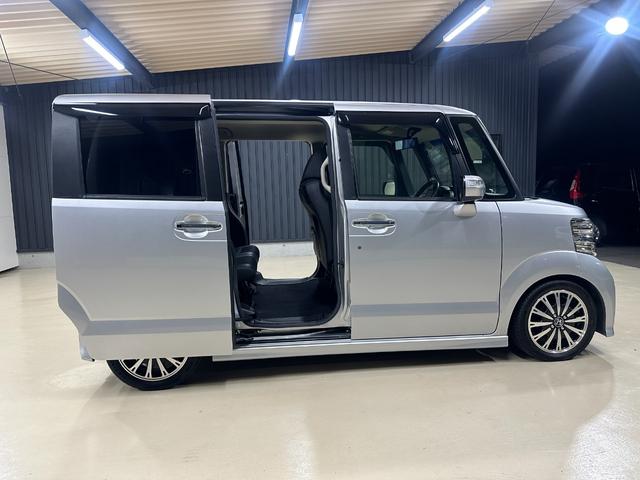 N-BOXカスタム G・ターボLパッケージ 1年保証 走行無制限 ミラー型ドライブレコーダー前後 メモリーナビ バックモニター ワンセグTV 両側パワースライドドア ハーフレザーシート パドルシフト クルコン HID ETC 純正アルミホイール(42枚目)