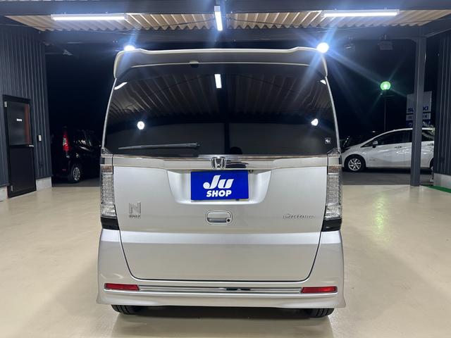 N-BOXカスタム G・ターボLパッケージ 1年保証 走行無制限 ミラー型ドライブレコーダー前後 メモリーナビ バックモニター ワンセグTV 両側パワースライドドア ハーフレザーシート パドルシフト クルコン HID ETC 純正アルミホイール(56枚目)