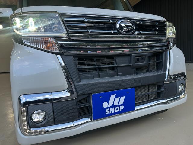 タント カスタムＲＳ　トップエディションＳＡＩＩ　１年保証　走行無制限　社外ナビ　フルセグ　Ｂｌｕｅｔｏｏｔｈオーディオ　バックモニター　ＬＥＤヘッドライト　オートライト　ＥＴＣ　両側パワスラ　ターボ　アイスト　スマアシ　純正１５インチアルミホイール（12枚目）