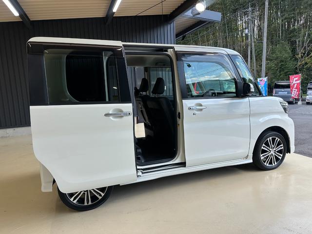 タント カスタムＲＳ　トップエディションＳＡＩＩ　１年保証　走行無制限　社外ナビ　フルセグ　Ｂｌｕｅｔｏｏｔｈオーディオ　バックモニター　ＬＥＤヘッドライト　オートライト　ＥＴＣ　両側パワスラ　ターボ　アイスト　スマアシ　純正１５インチアルミホイール（23枚目）