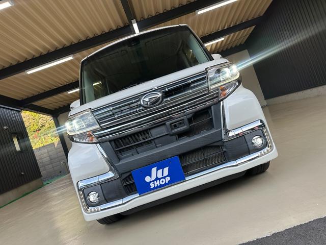 タント カスタムＲＳ　トップエディションＳＡＩＩ　１年保証　走行無制限　社外ナビ　フルセグ　Ｂｌｕｅｔｏｏｔｈオーディオ　バックモニター　ＬＥＤヘッドライト　オートライト　ＥＴＣ　両側パワスラ　ターボ　アイスト　スマアシ　純正１５インチアルミホイール（44枚目）