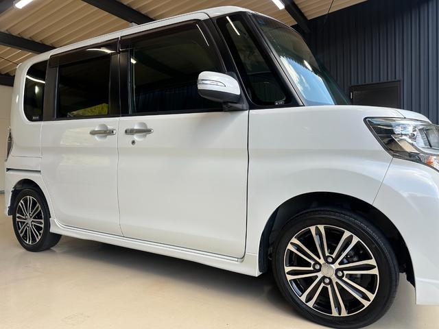 タント カスタムＲＳ　トップエディションＳＡＩＩ　１年保証　走行無制限　社外ナビ　フルセグ　Ｂｌｕｅｔｏｏｔｈオーディオ　バックモニター　ＬＥＤヘッドライト　オートライト　ＥＴＣ　両側パワスラ　ターボ　アイスト　スマアシ　純正１５インチアルミホイール（47枚目）