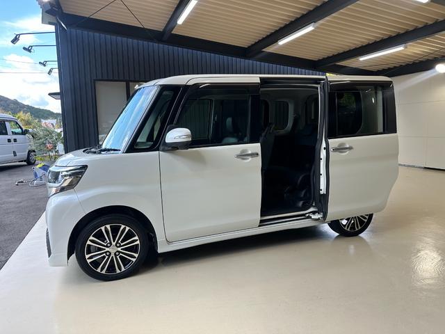 タント カスタムＲＳ　トップエディションＳＡＩＩ　１年保証　走行無制限　社外ナビ　フルセグ　Ｂｌｕｅｔｏｏｔｈオーディオ　バックモニター　ＬＥＤヘッドライト　オートライト　ＥＴＣ　両側パワスラ　ターボ　アイスト　スマアシ　純正１５インチアルミホイール（52枚目）