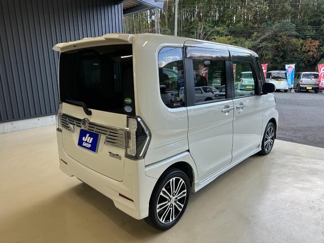 タント カスタムＲＳ　トップエディションＳＡＩＩ　１年保証　走行無制限　社外ナビ　フルセグ　Ｂｌｕｅｔｏｏｔｈオーディオ　バックモニター　ＬＥＤヘッドライト　オートライト　ＥＴＣ　両側パワスラ　ターボ　アイスト　スマアシ　純正１５インチアルミホイール（72枚目）