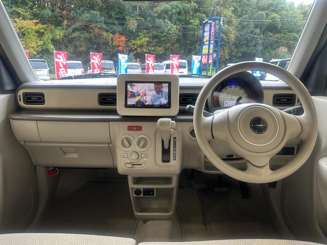 アルトラパン Ｌ　１年保証　走行無制限　メモリーナビ　フルセグＴＶ　Ｂｌｕｅｔｏｏｔｈオーディオ　レーダーブレーキサポート　アイドリングストップ　シートヒーター　プッシュスタート　スマートキー（2枚目）