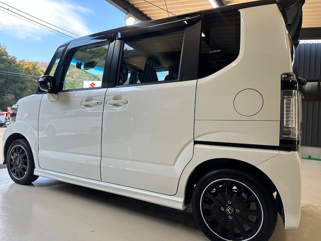 Ｎ－ＢＯＸカスタム ２トーンカラースタイル　Ｇ・ターボＡパッケージ　１年保証　走行無制限　あんしんパッケージ　ＣＴＢＡ　ドラレコ前後　インターナビ　ＴＶ　バックモニター　Ｂｌｕｅｔｏｏｔｈ　ＨＩＤ　ＥＴＣ　両側パワスラ　フォグ　パドルシフト　クルコン純正１５インチＡＷ（29枚目）